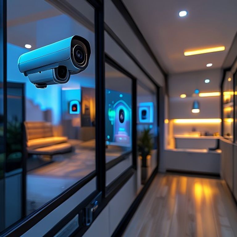 Edge AI security cameras night vision and person detection technology